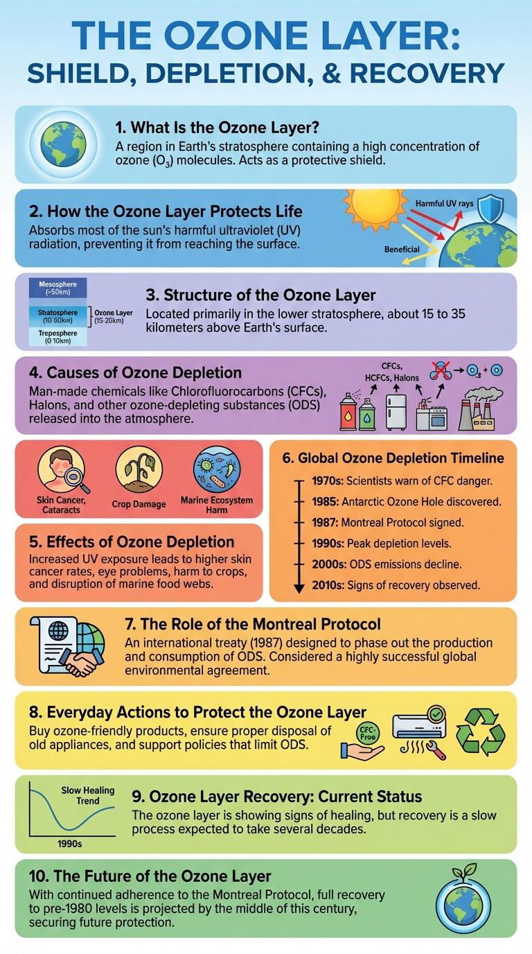 Infographic About the Ozone Layer
