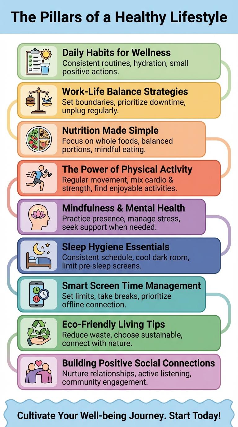 Infographic on Healthy Lifestyle Choices