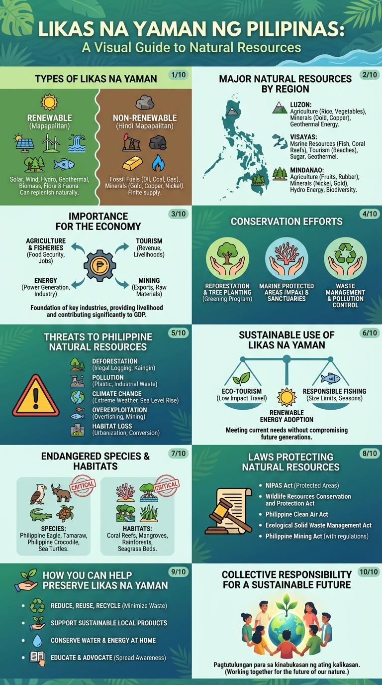 Infographic About Likas na Yaman: Exploring the Natural Resources of the Philippines