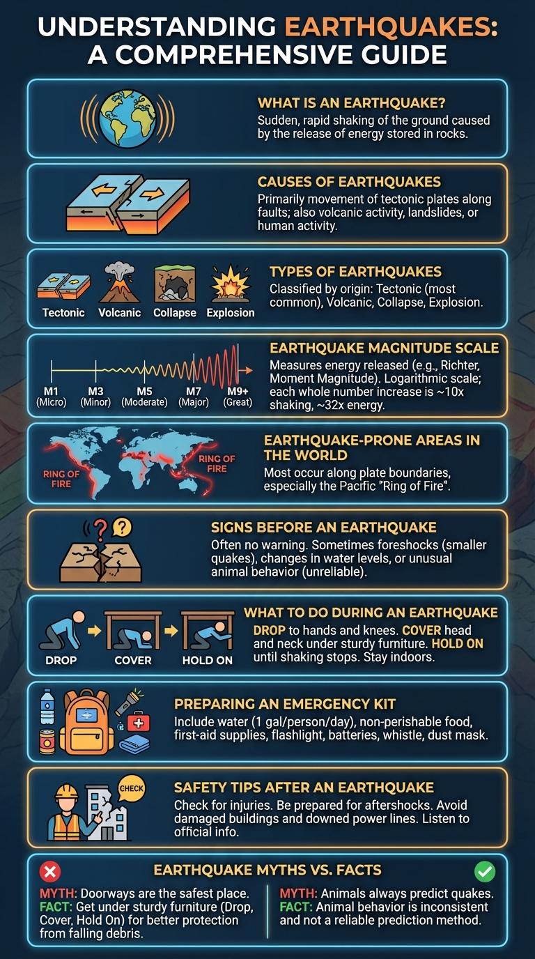Infographic About Earthquakes