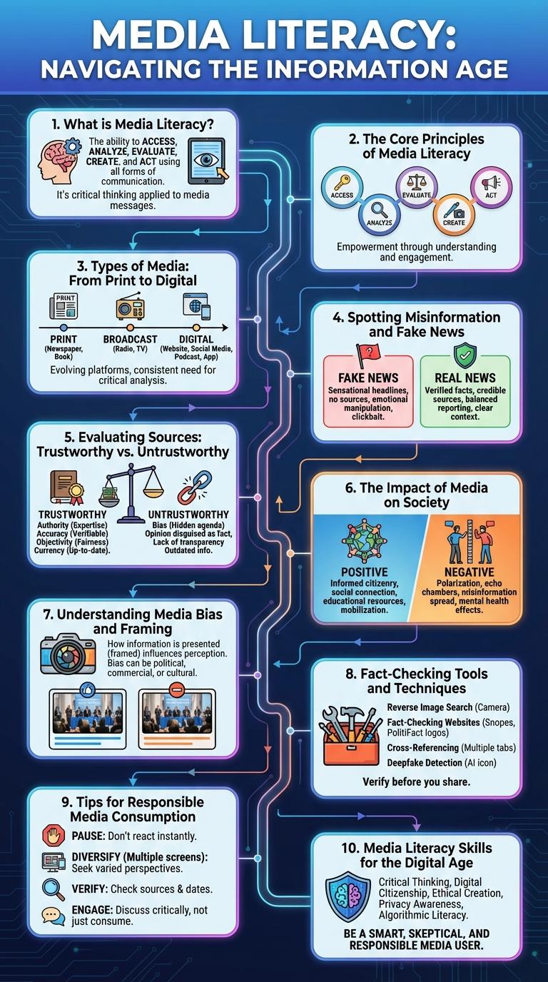 Infographic: The Importance of Media Literacy
