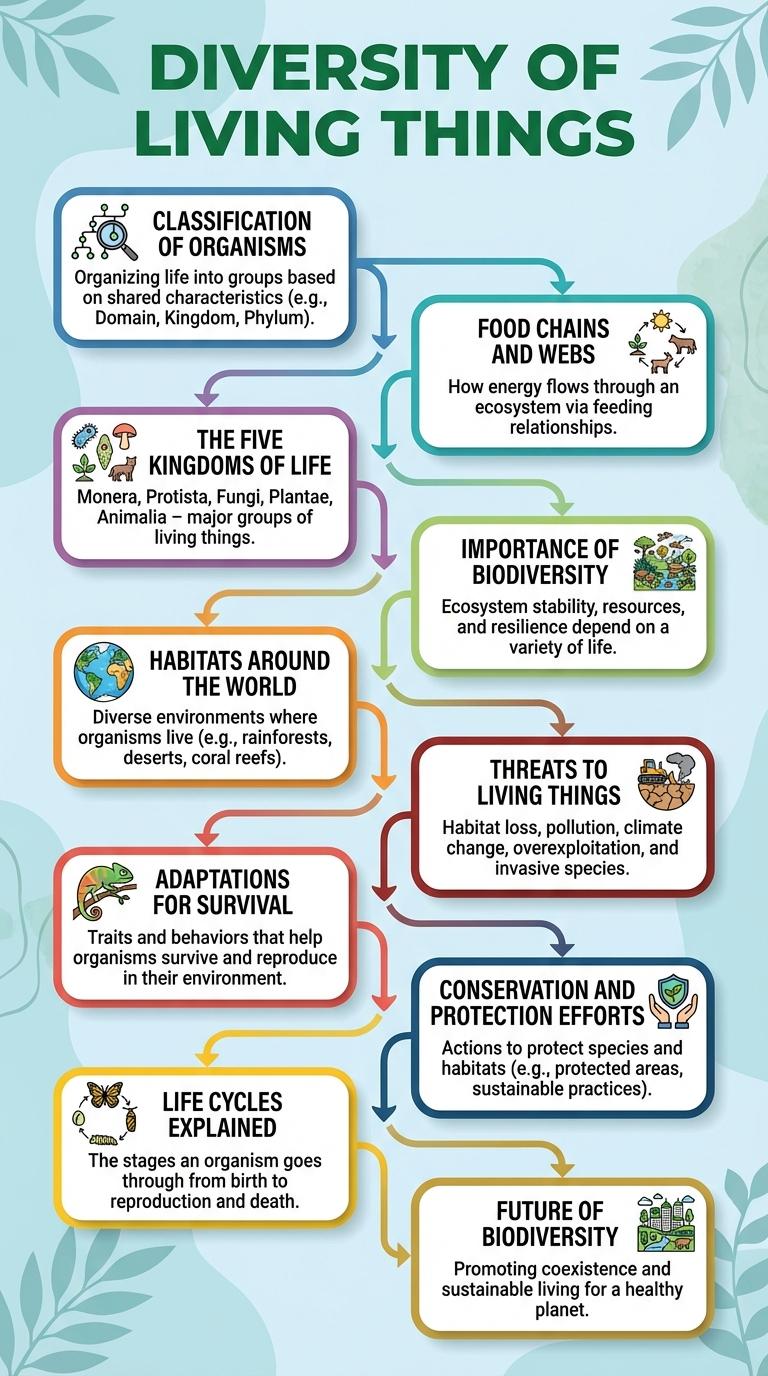 Infographic About Living Things