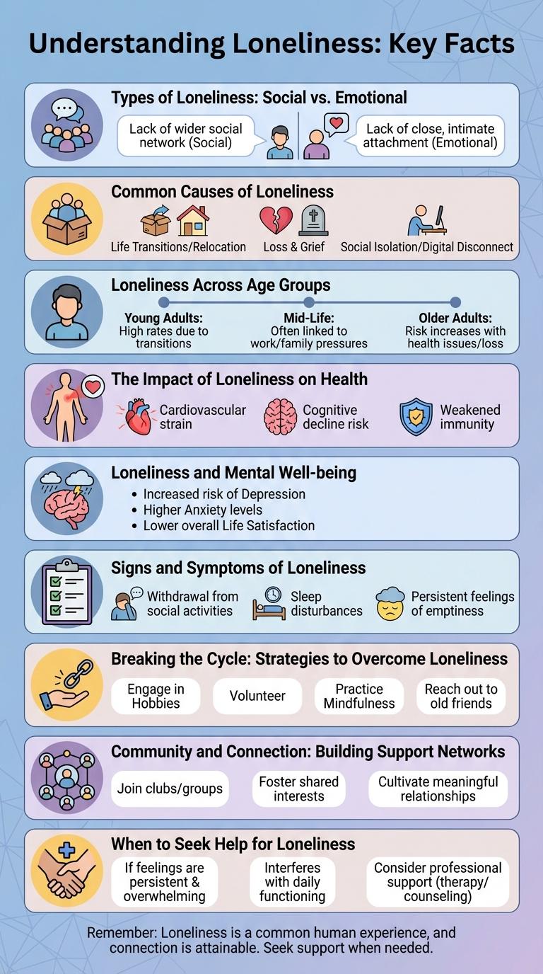 Infographic on Loneliness: Key Facts and Insights