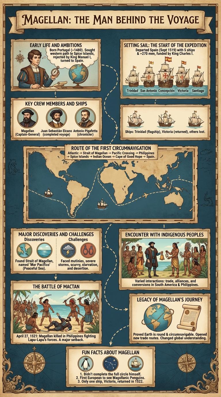 Infographic: Key Facts About Ferdinand Magellan