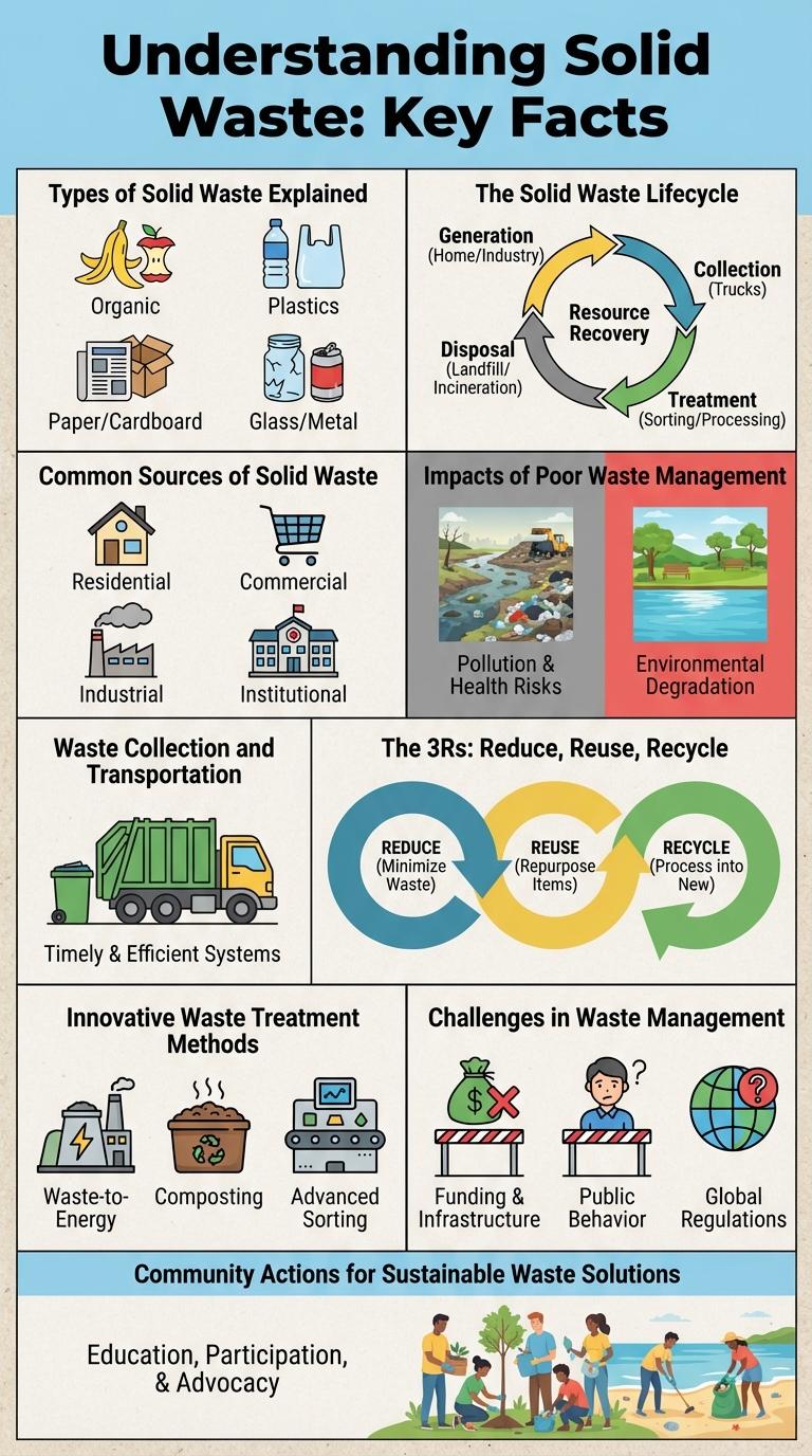 Infographic on Effective Solid Waste Management