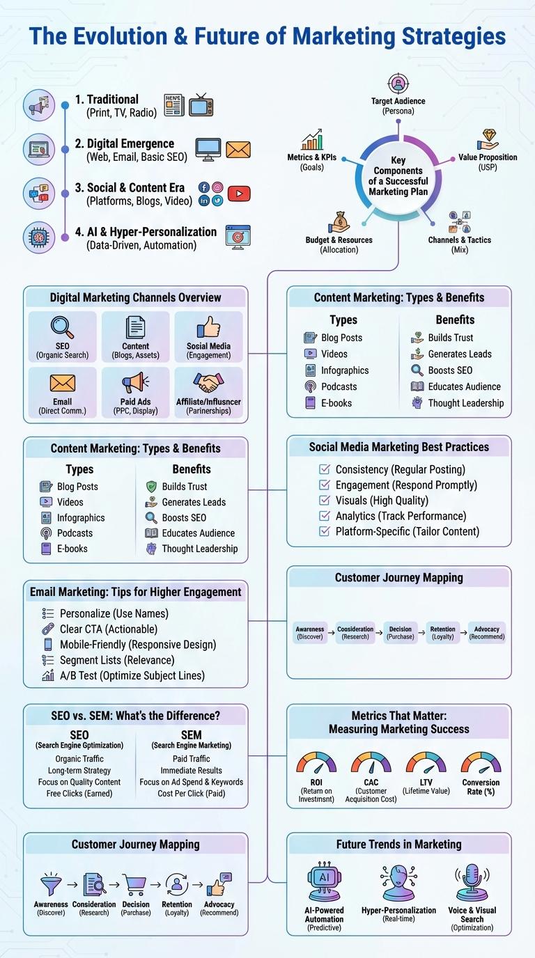 Infographic: Key Strategies for Effective Marketing