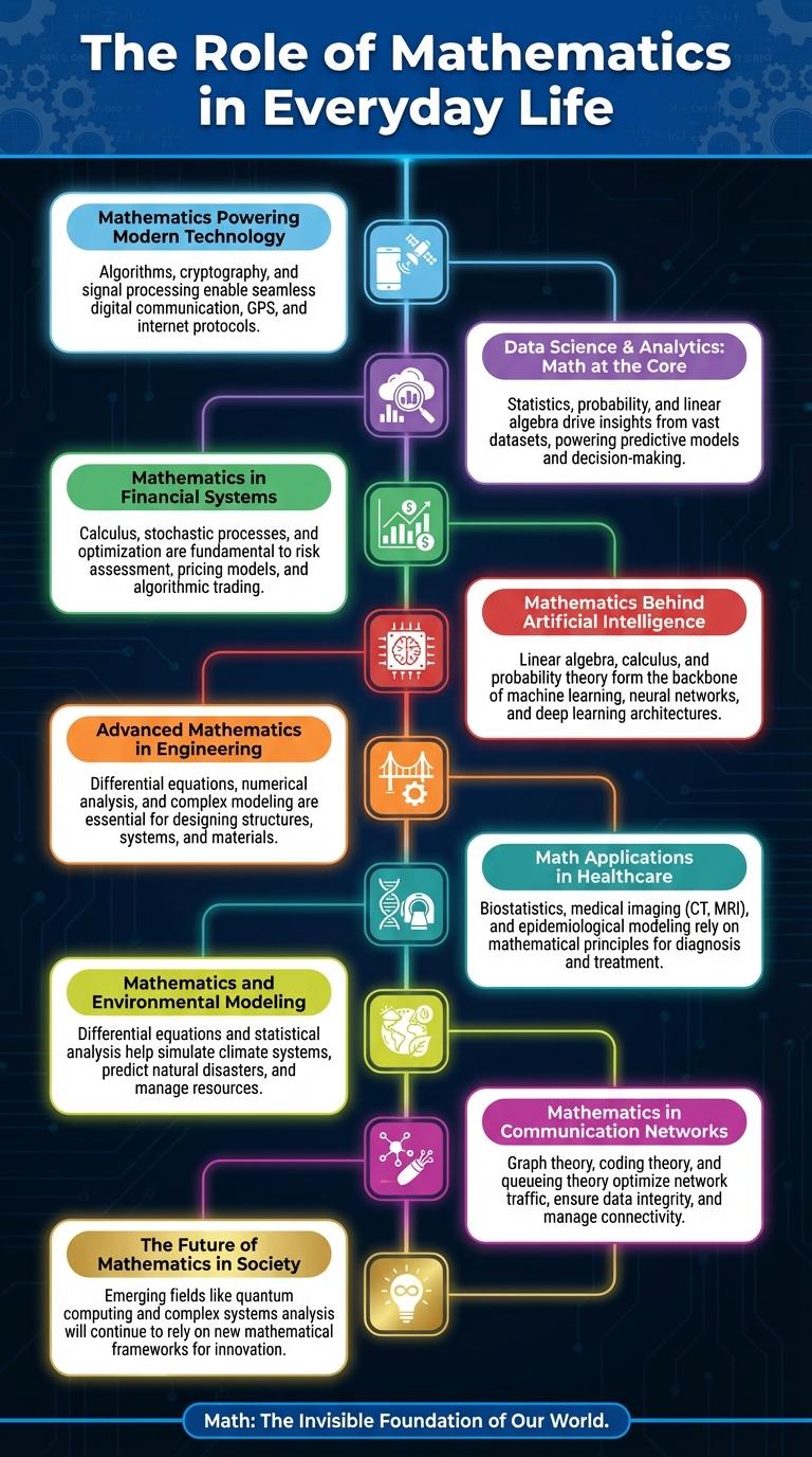 Infographic: The Role of Mathematics in the Modern World