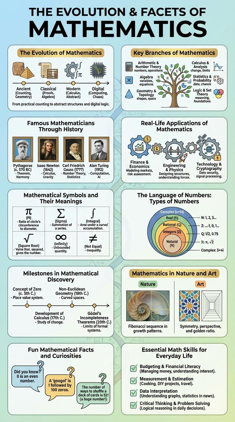 Infographic: Exploring the World of Mathematics