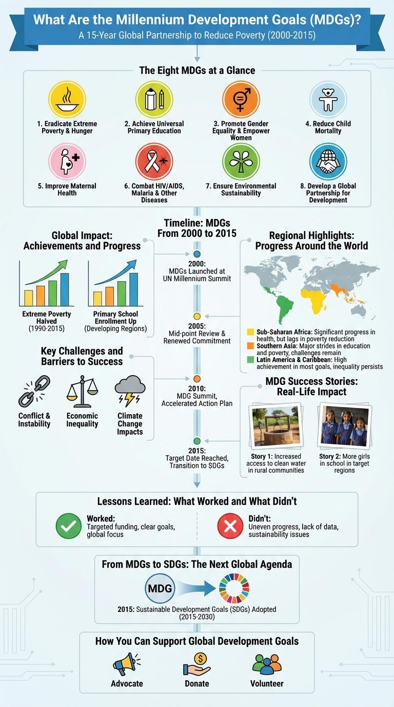Infographic About the Millennium Development Goals (MDGs)