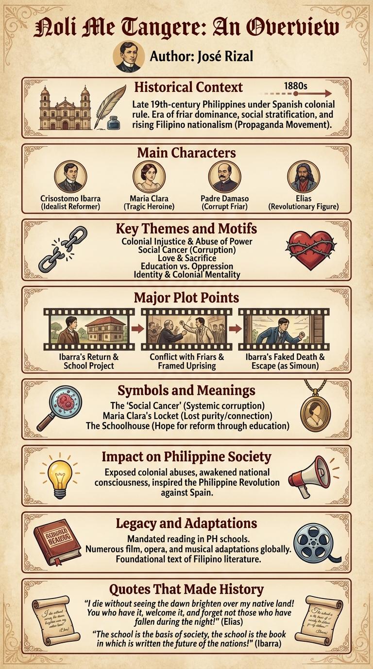 Noli Me Tangere: An Infographic Overview