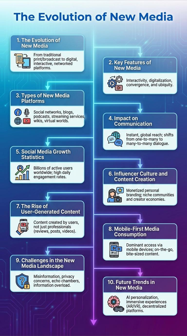 Infographic About New Media