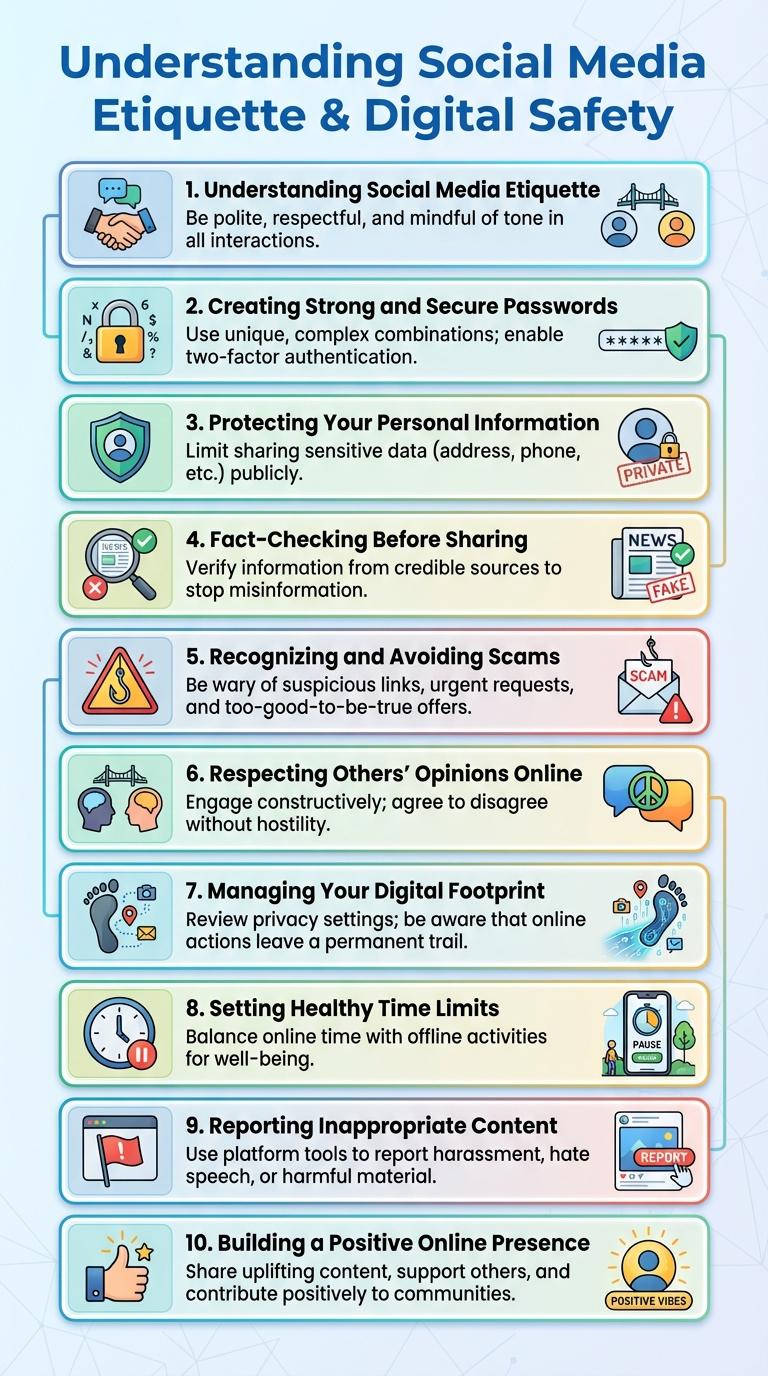 Infographic: The Proper Use of Social Media