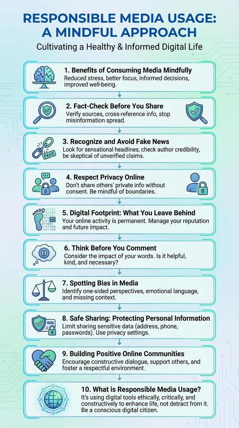Infographic: Promoting the Responsible Use of Media