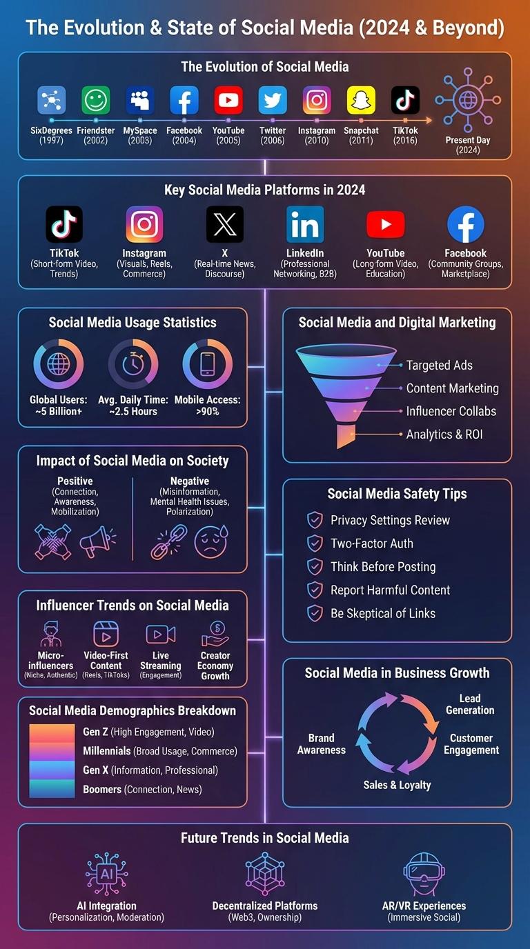 Infographic: The Impact of Social Media on Modern Communication