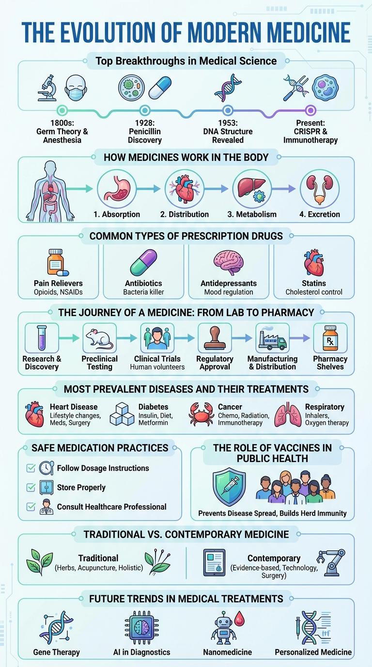 Infographic: An Overview of Modern Medicine
