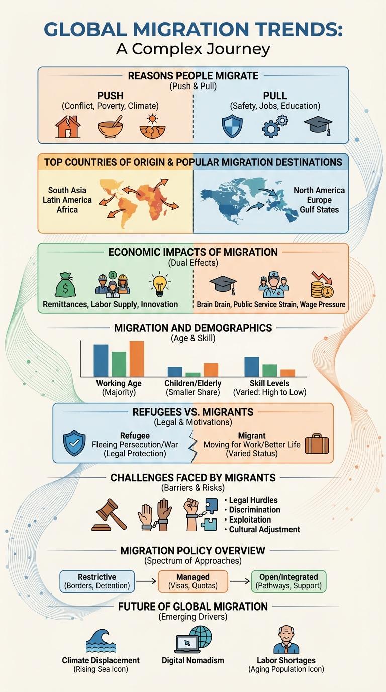 Infographic about Migration: Key Facts and Trends