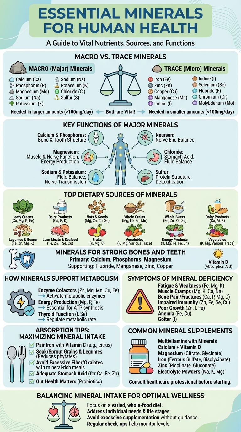 Infographic: Essential Minerals and Their Health Benefits