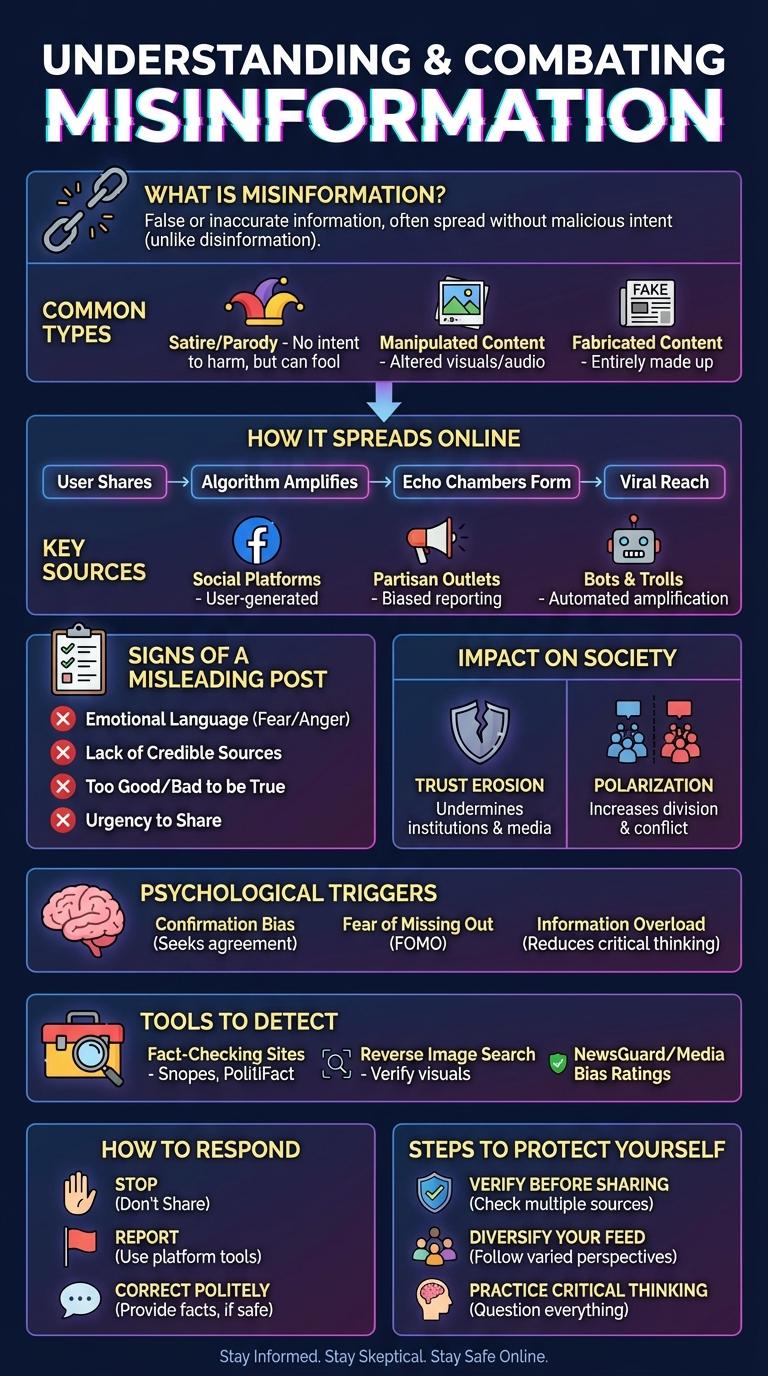 Infographic: Understanding and Combating Misinformation