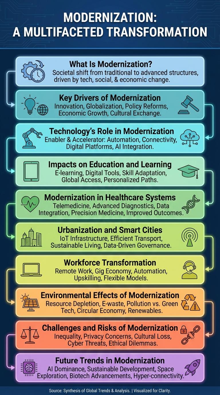 Infographic on Modernization