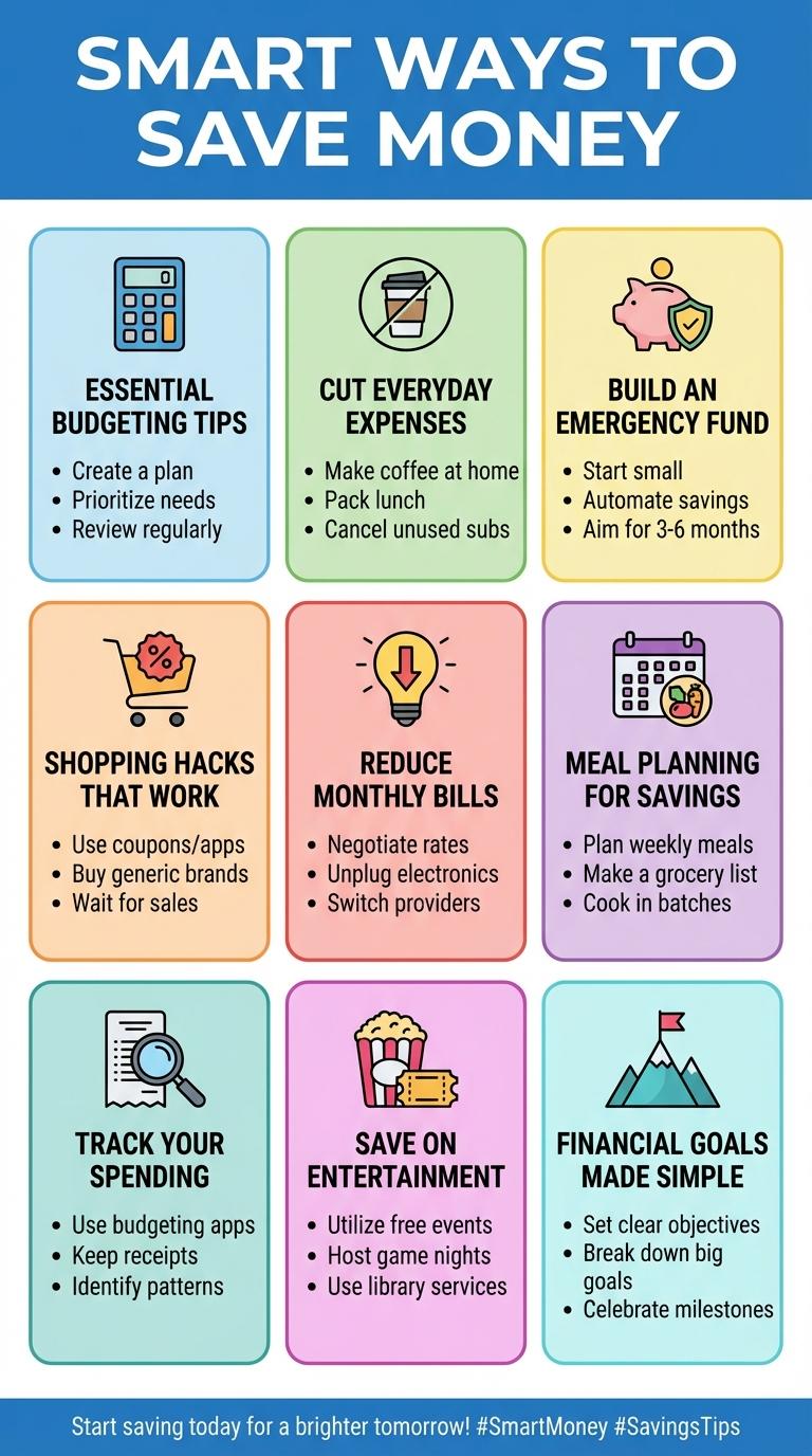 Infographic: Effective Strategies for Saving Money