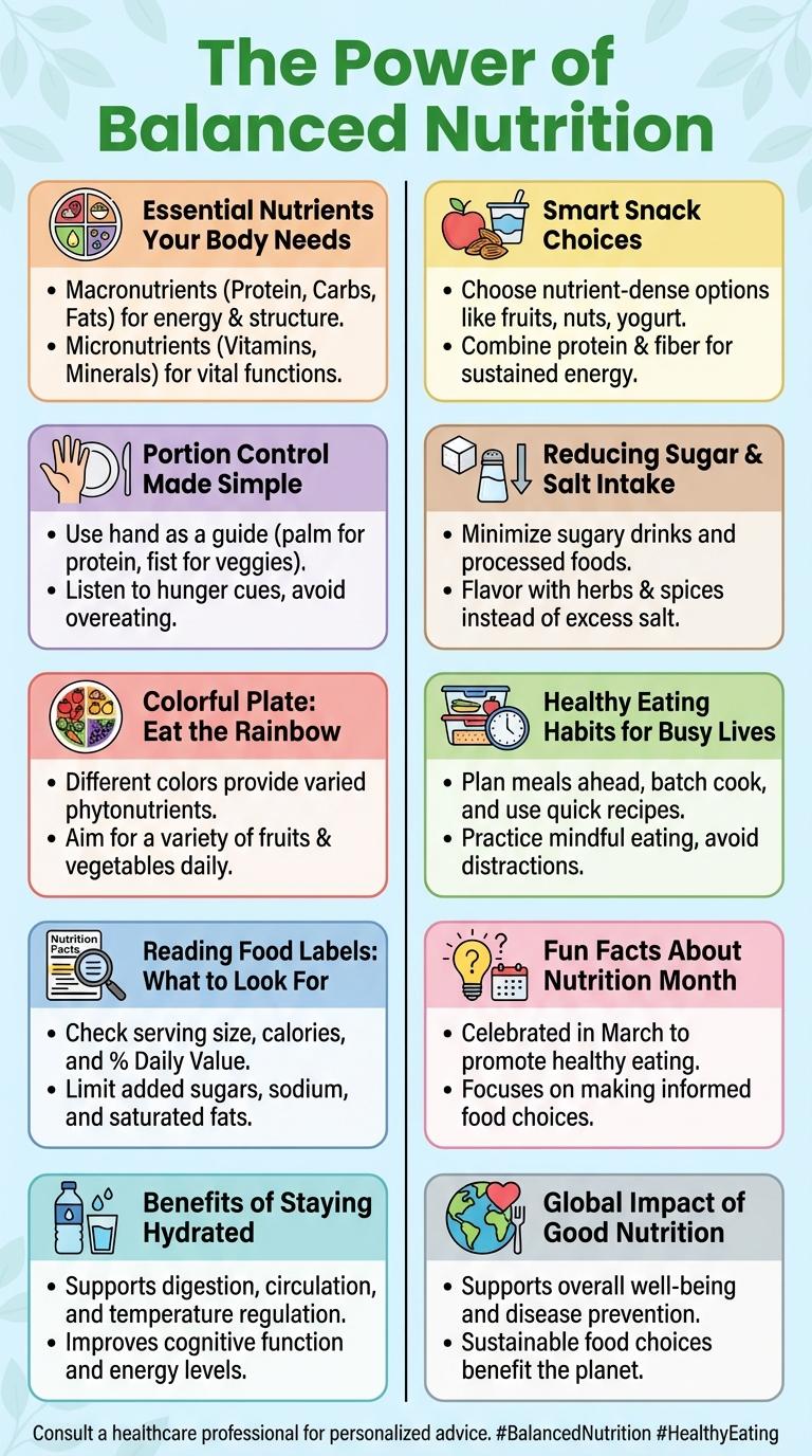 Infographic About Nutrition Month