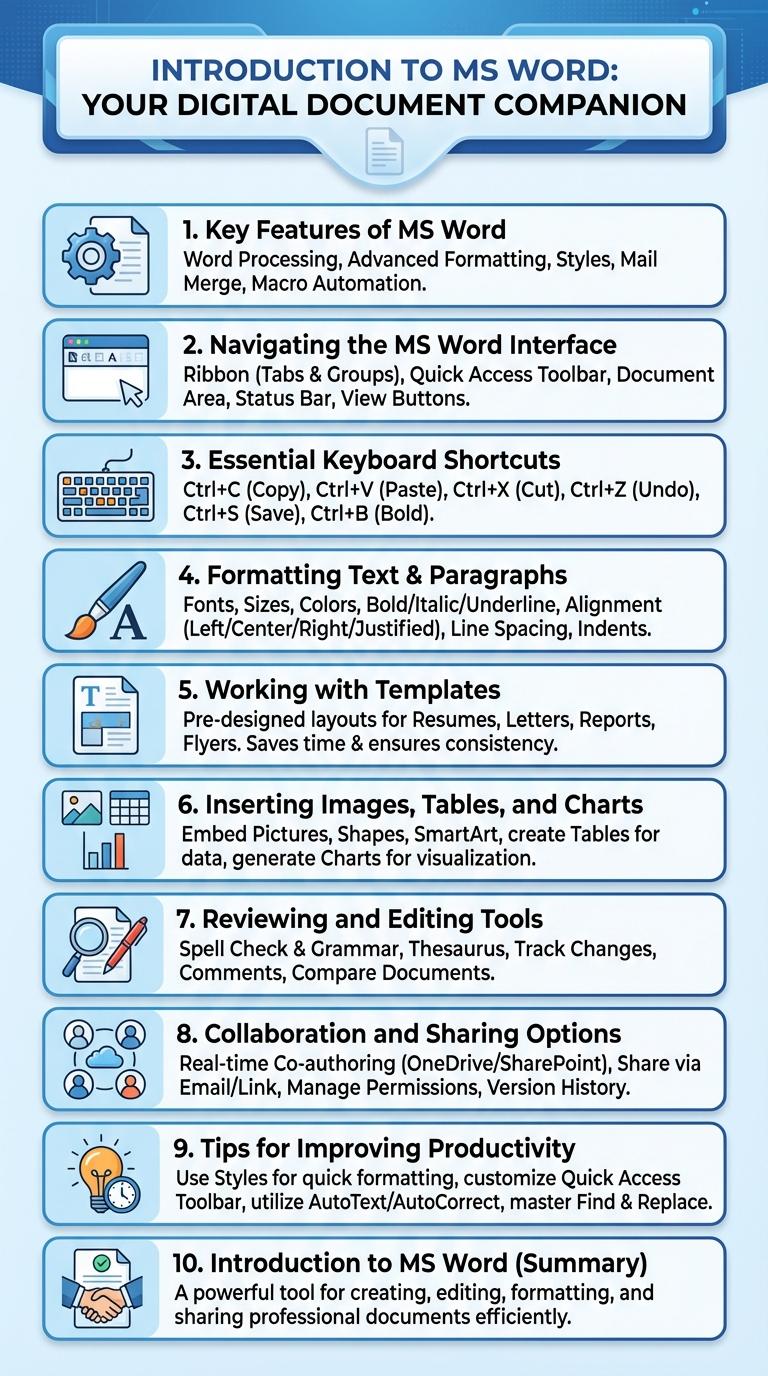 Infographic About Microsoft Word