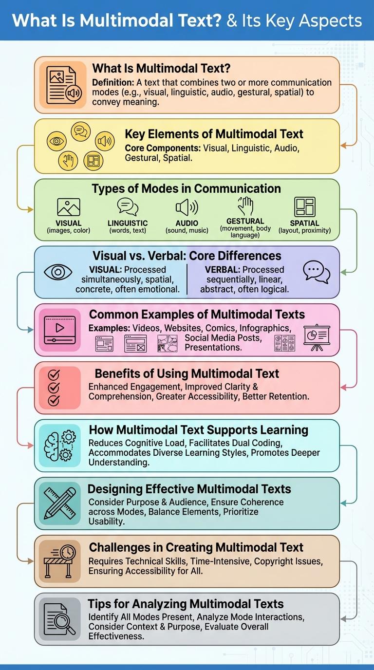Infographic: Understanding Multimodal Text