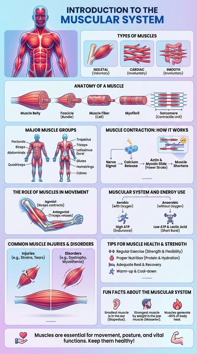 Infographic About the Muscular System
