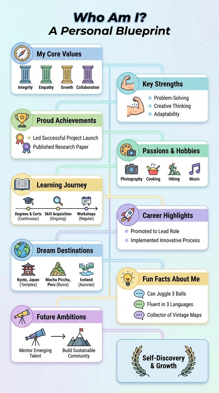 Infographic Poster About Myself