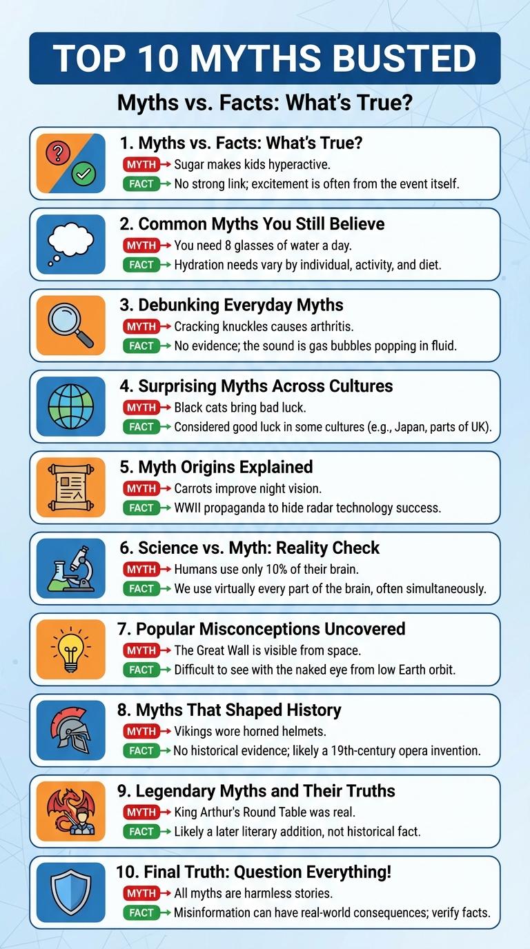 Infographic About Common Myths