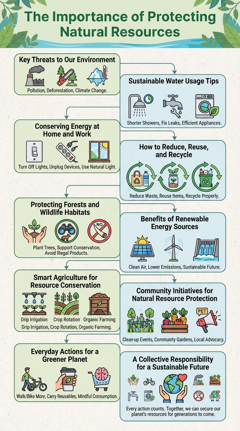 Infographic: How to Protect Our Natural Resources