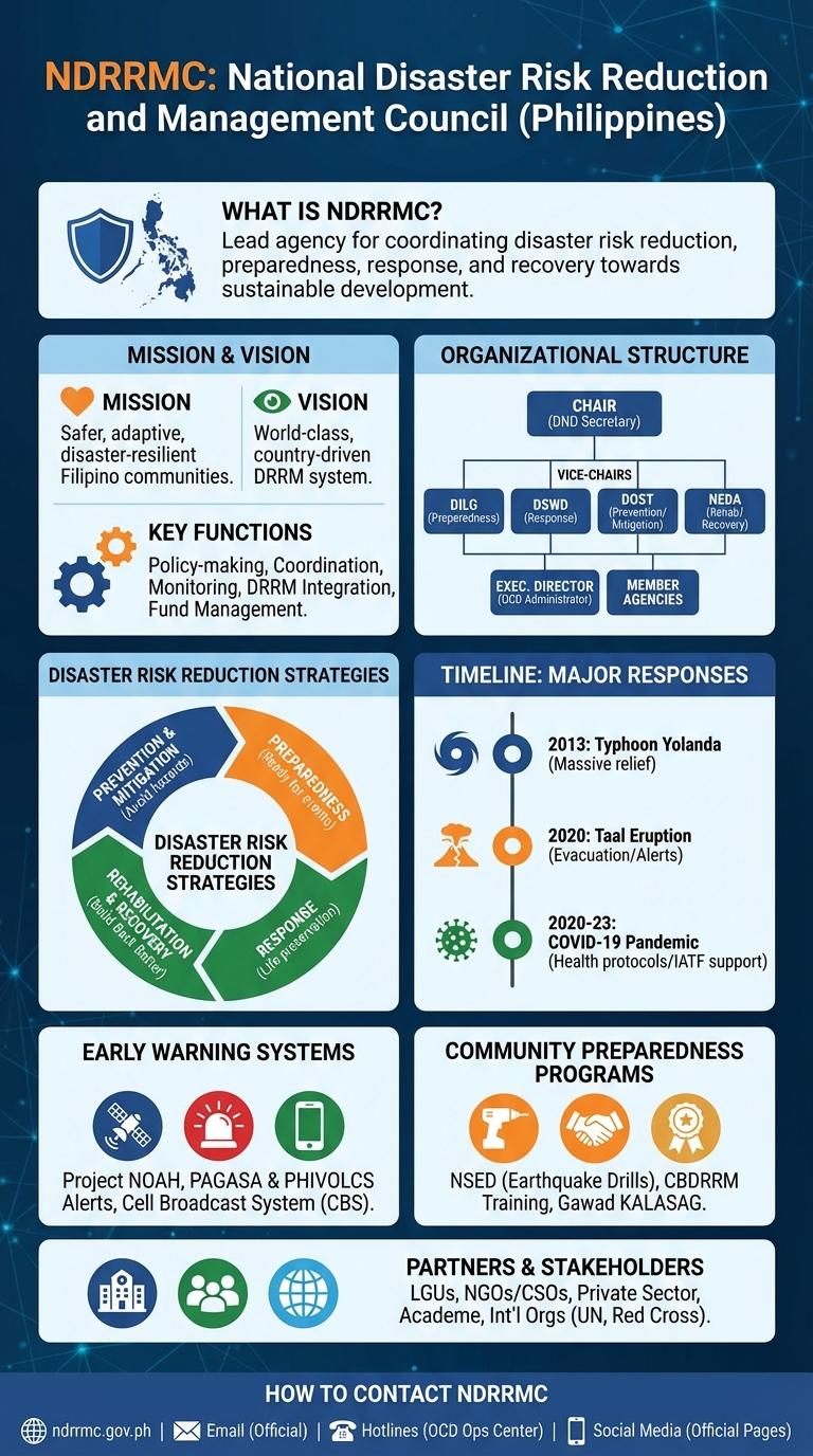Infographic: Key Functions and Responsibilities of the NDRRMC