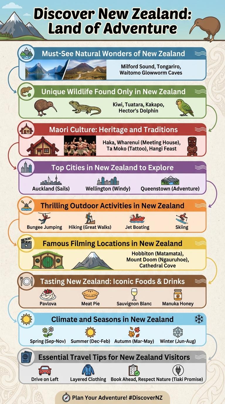 Infographic: Key Facts and Highlights About New Zealand