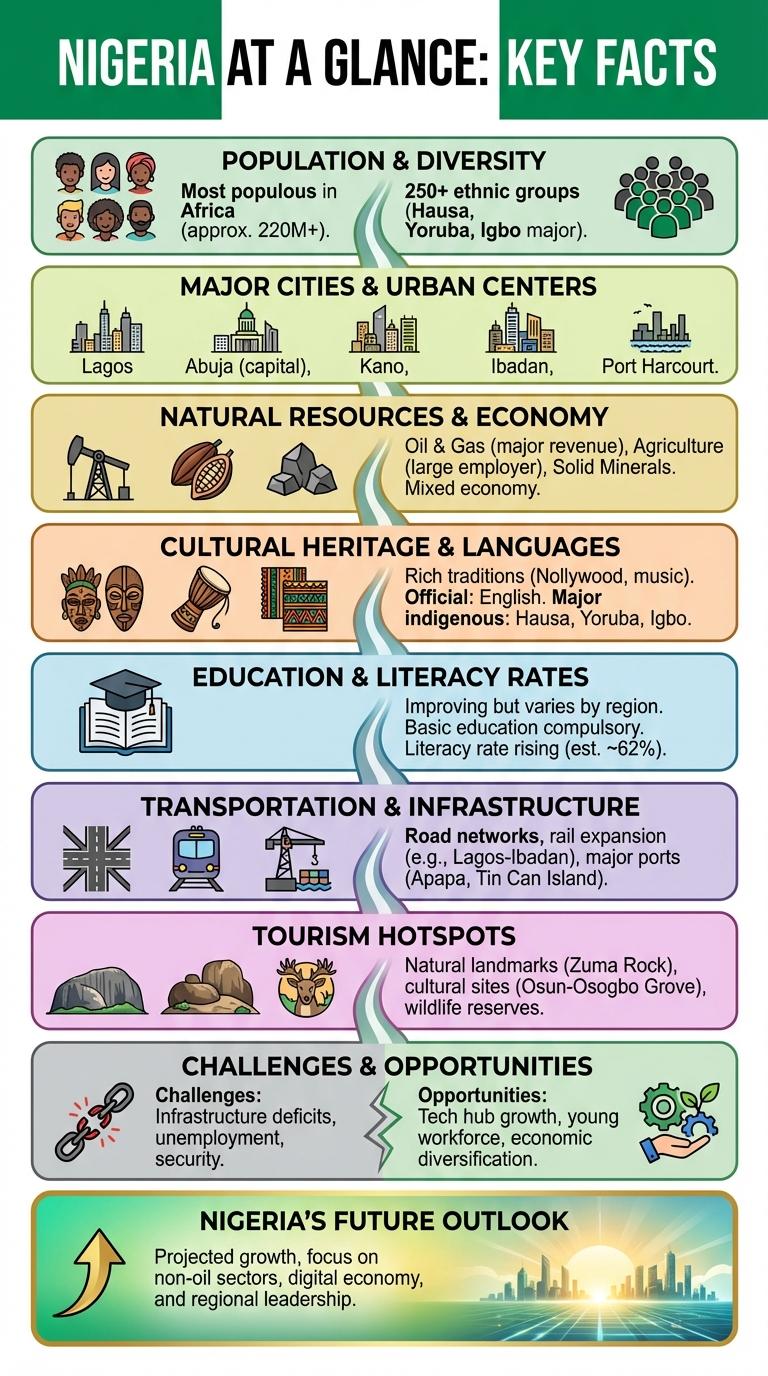 Infographic About Nigeria: Key Facts and Insights