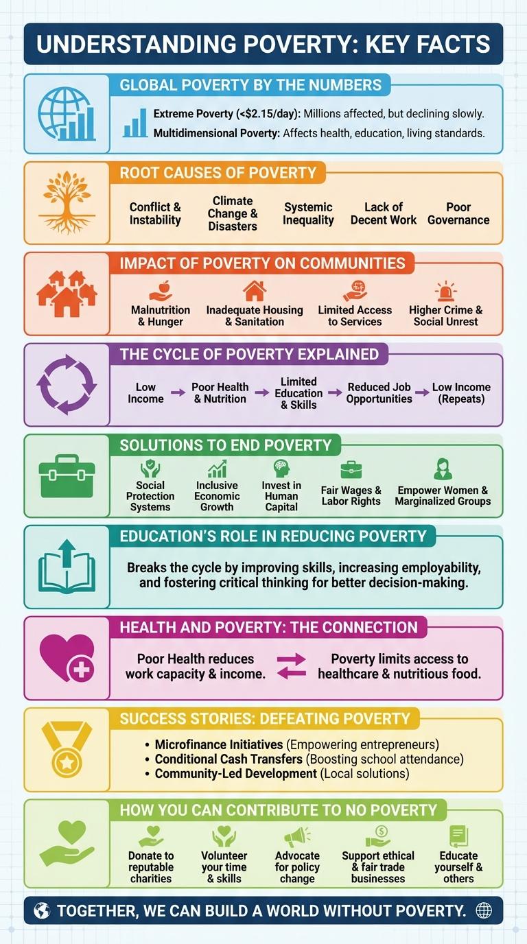Infographic on Eradicating Poverty