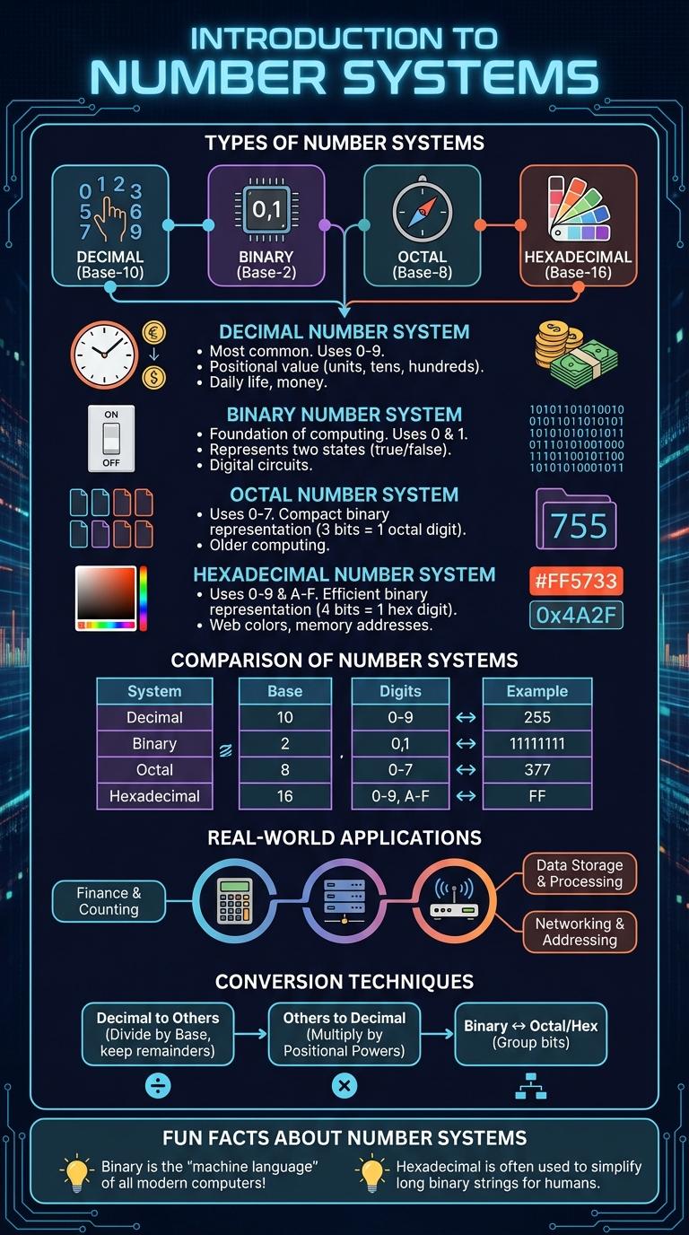 Infographic About the Number System
