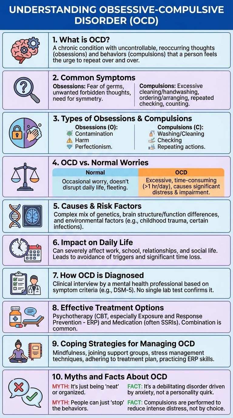 Infographic About Obsessive-Compulsive Disorder (OCD)