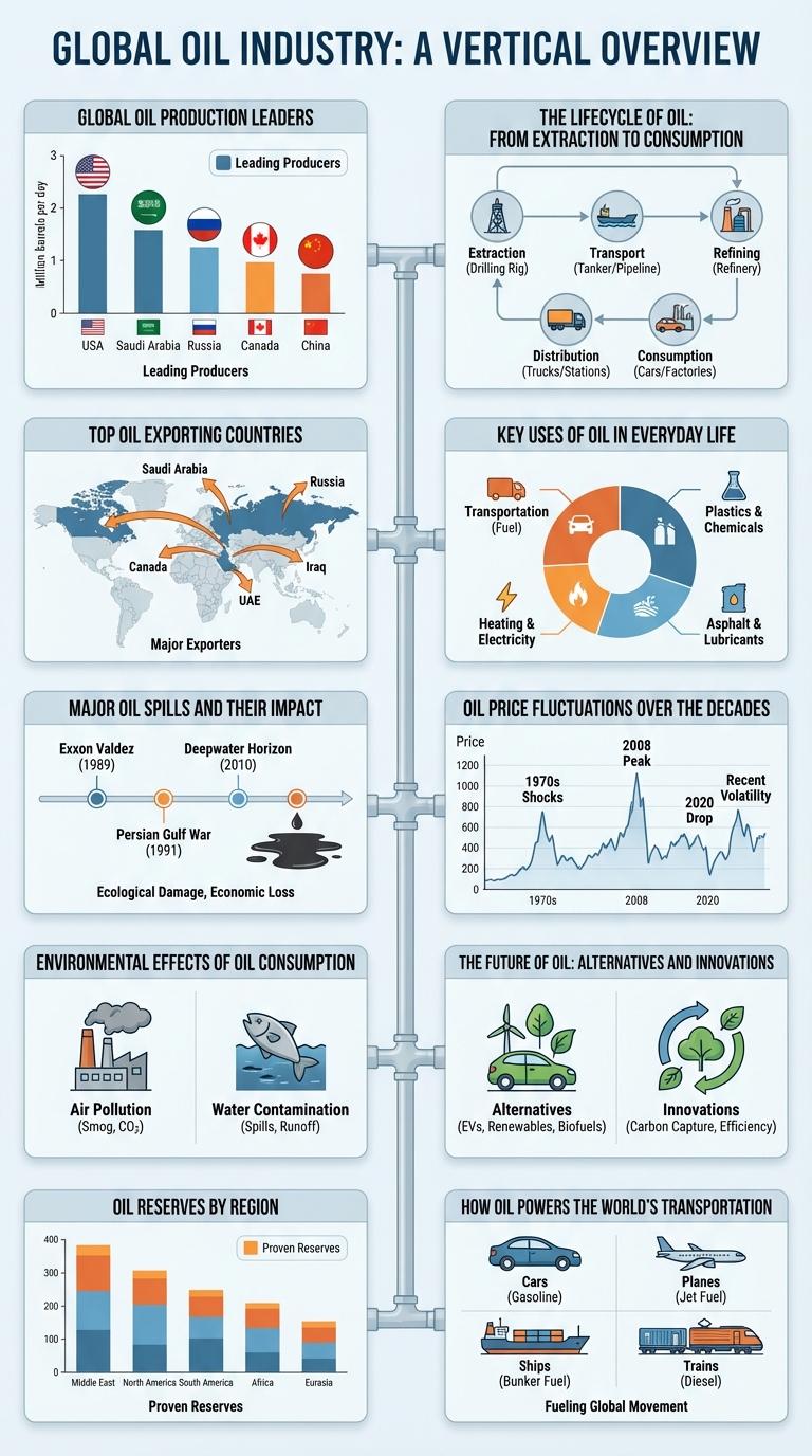 Oil Industry Infographic: Key Facts and Figures