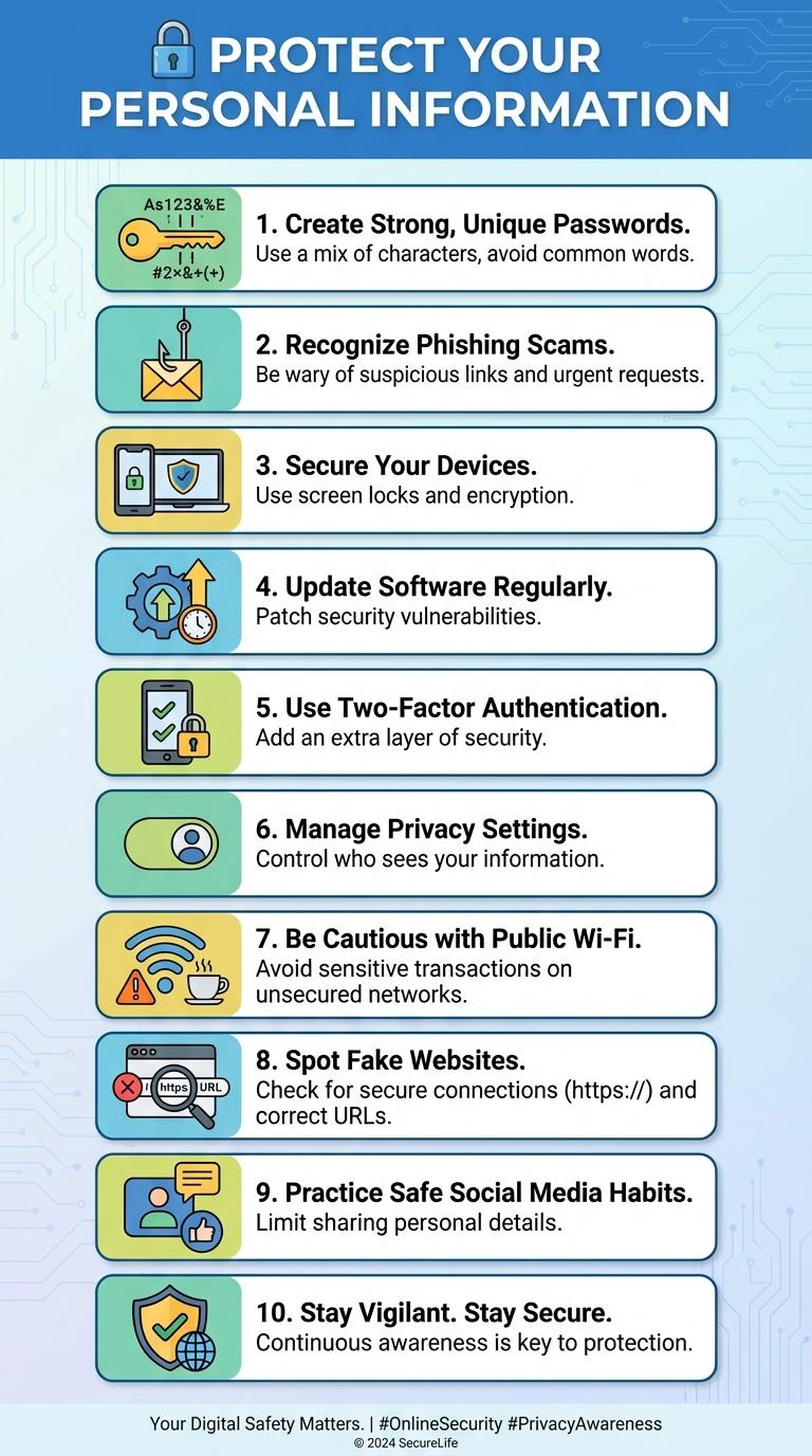 Infographic: Essential Tips for Online Safety