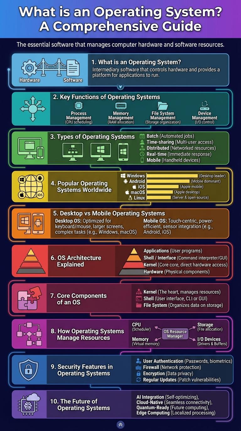 Infographic: An Overview of Operating Systems