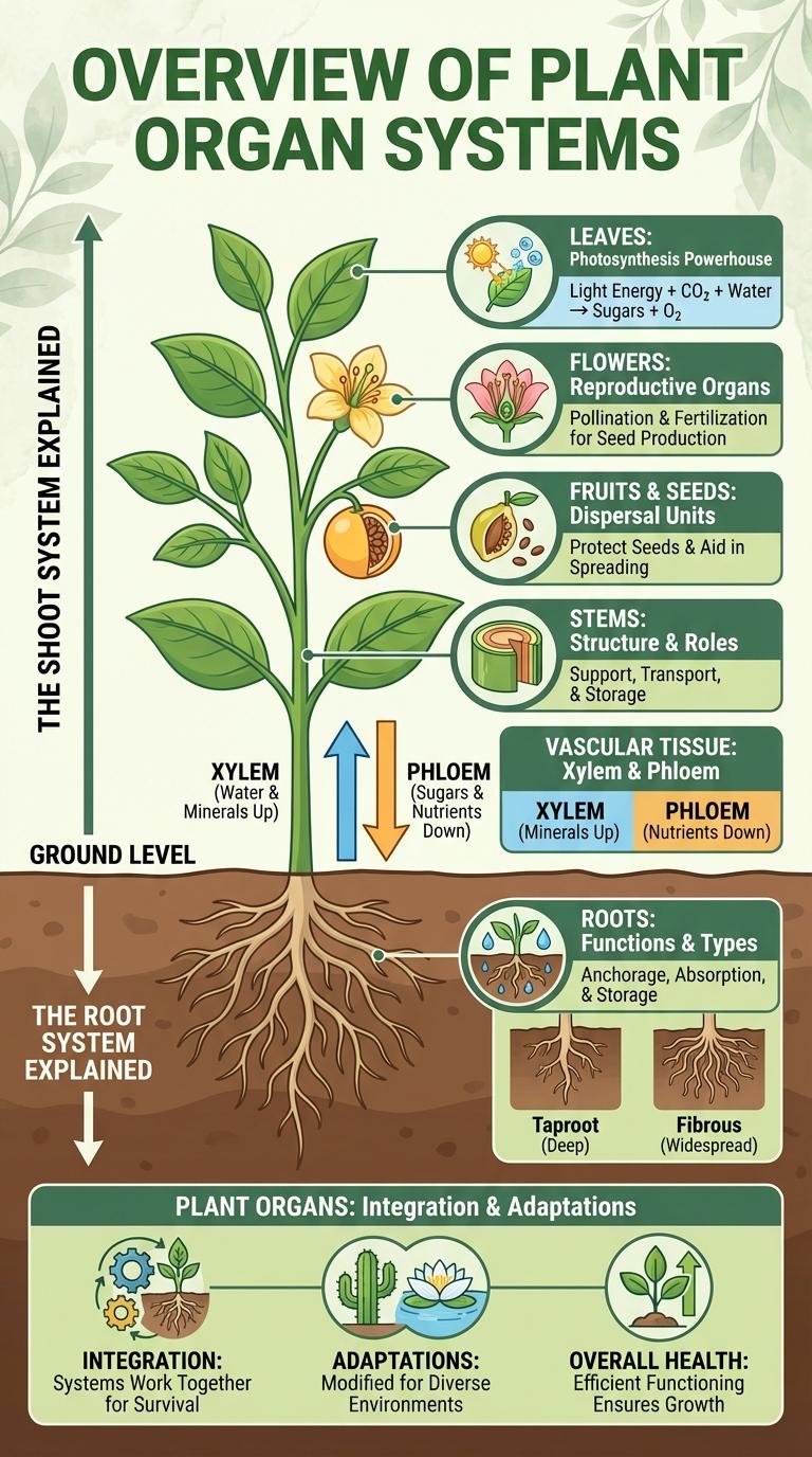 Infographic: Understanding the Plant Organ System