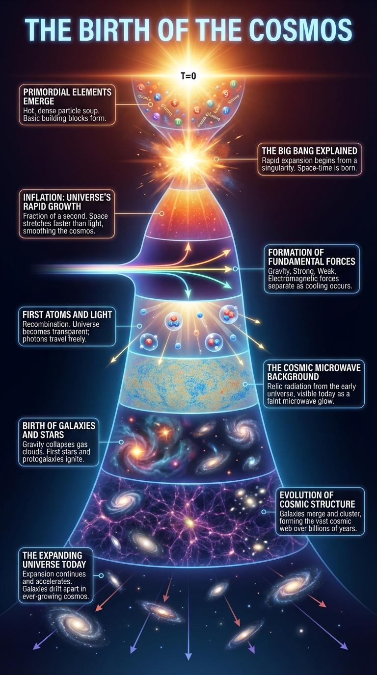Infographic: The Origins of the Universe Explained