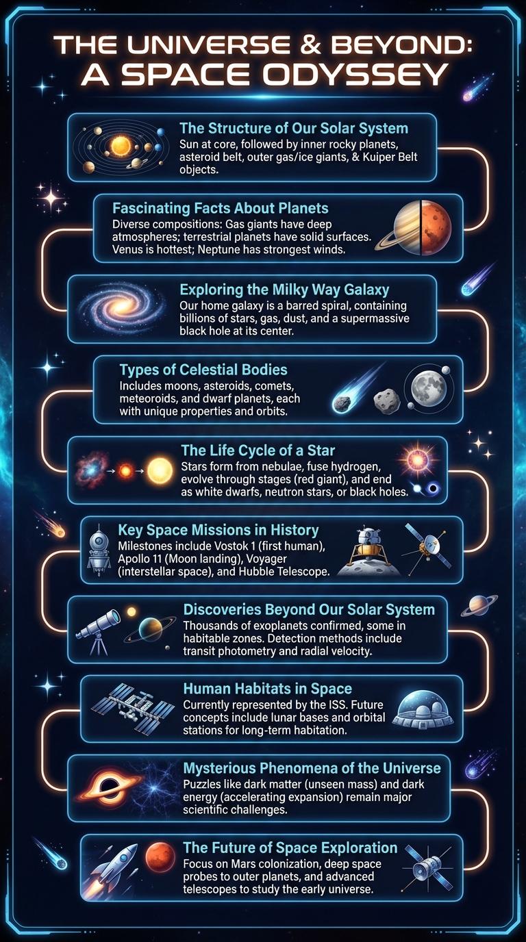 Infographic About Outer Space