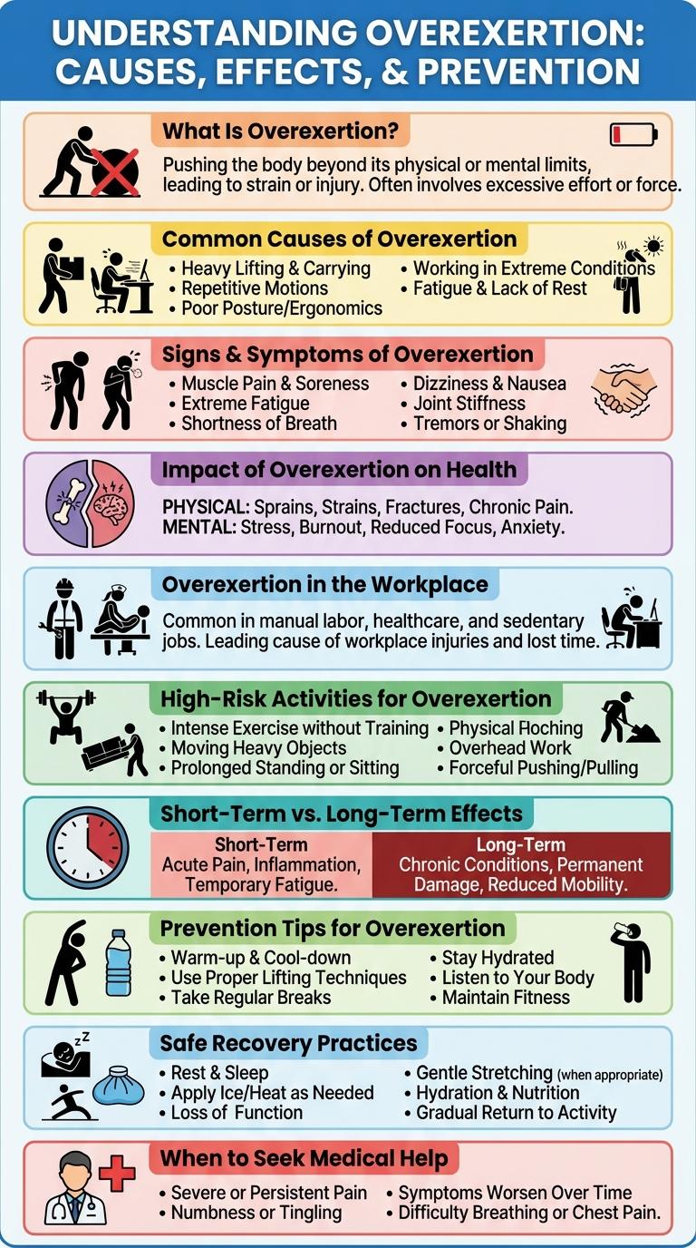 Infographic: Understanding Overexertion and How to Prevent It