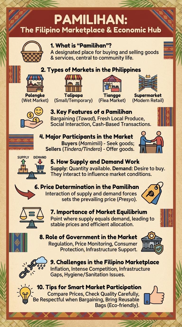 Infographic About the Filipino Market (Pamilihan)