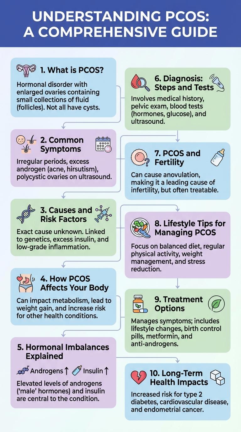 An Informative Infographic About PCOS (Polycystic Ovary Syndrome)