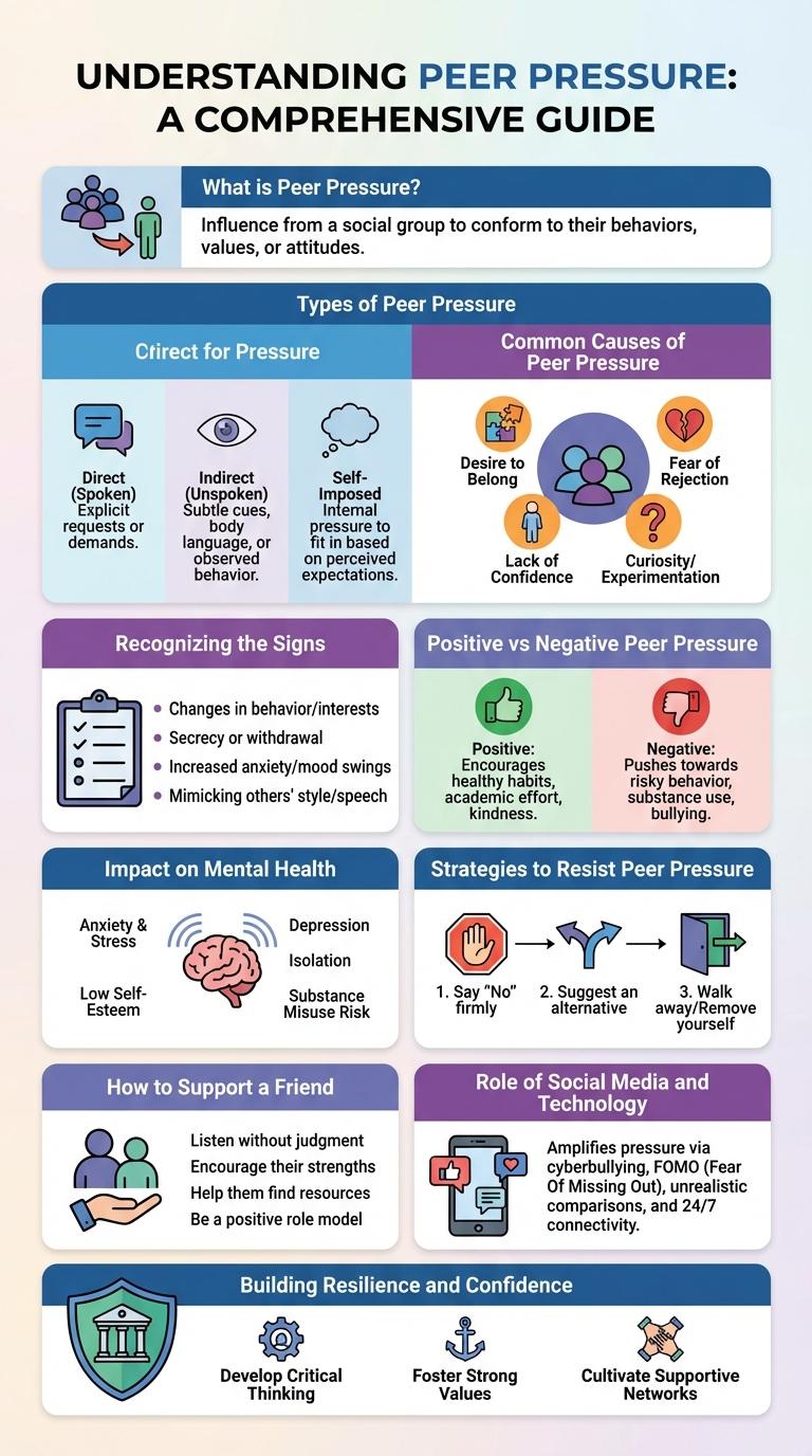 Infographic: Understanding and Overcoming Peer Pressure