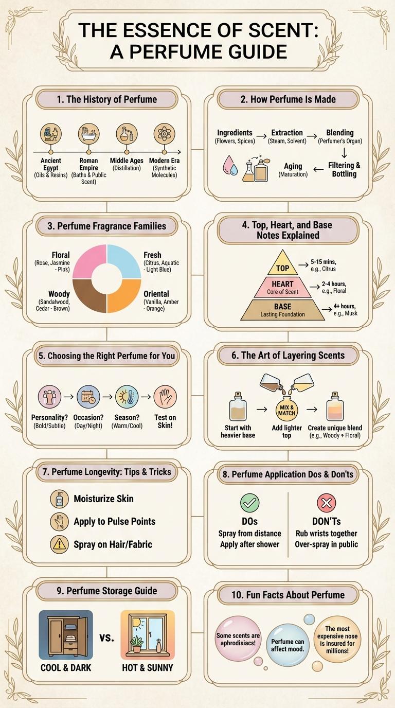 A Comprehensive Infographic Guide to Perfume