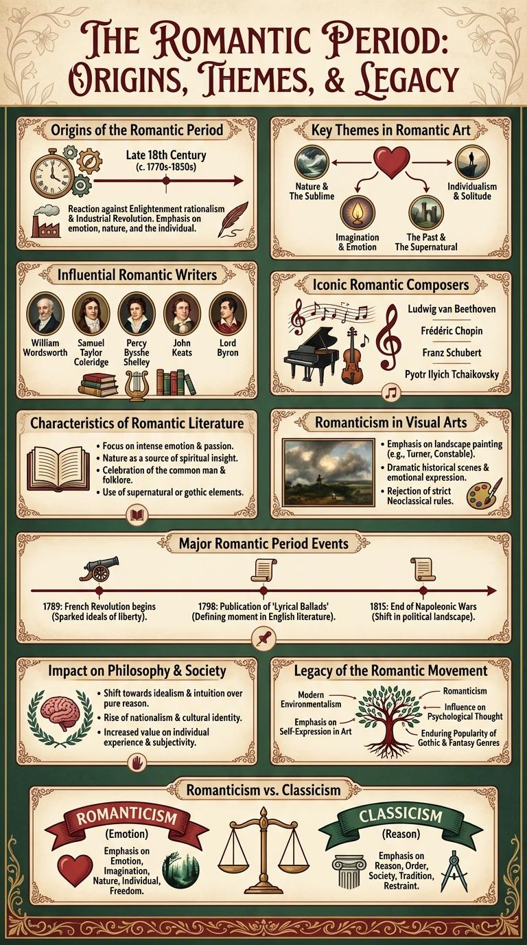 Infographic About the Romantic Period