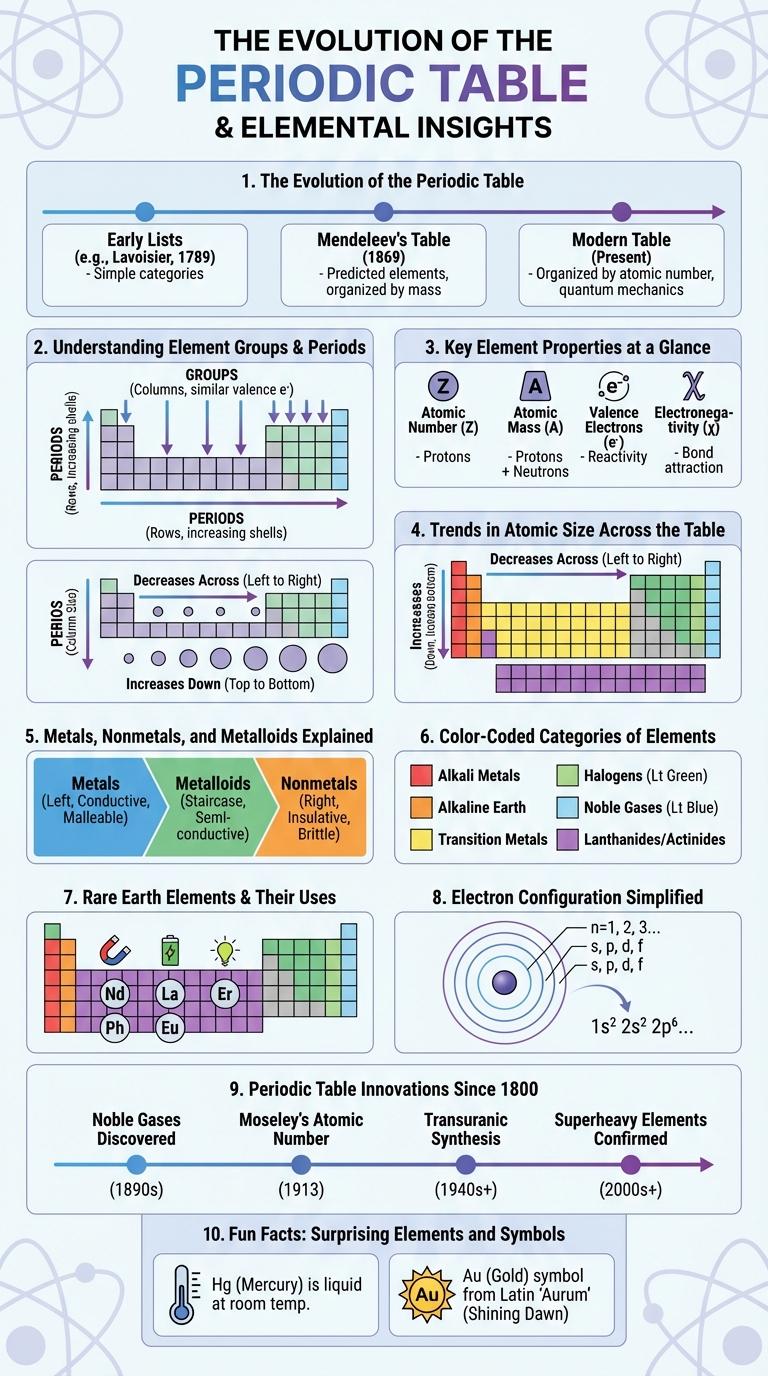 Infographic About the Periodic Table